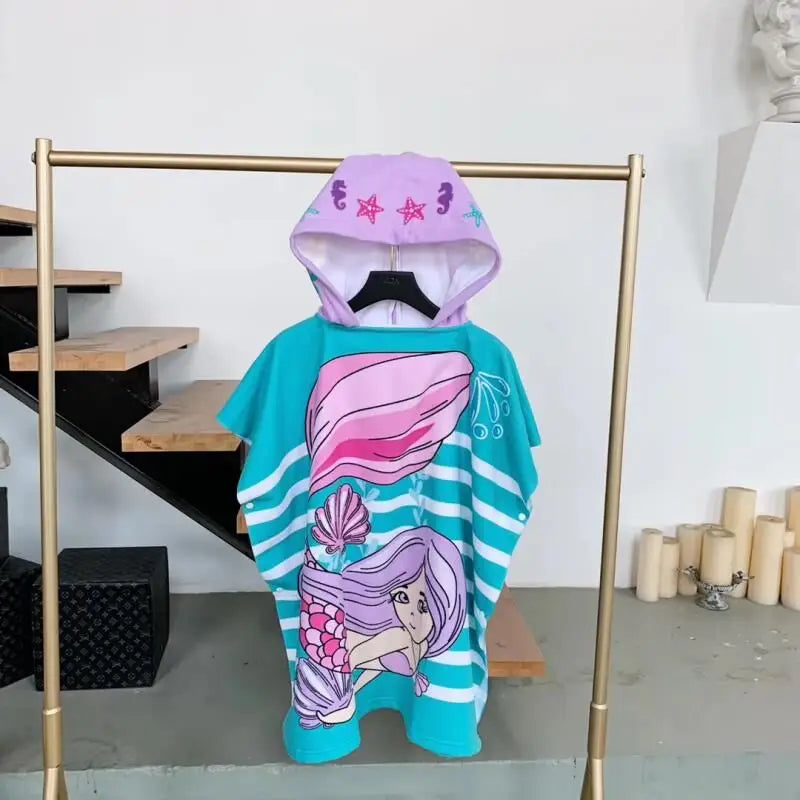 Poncho Serviette Amusante Enfant