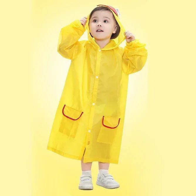 Poncho pour Enfants Imperméable Garçons et Filles