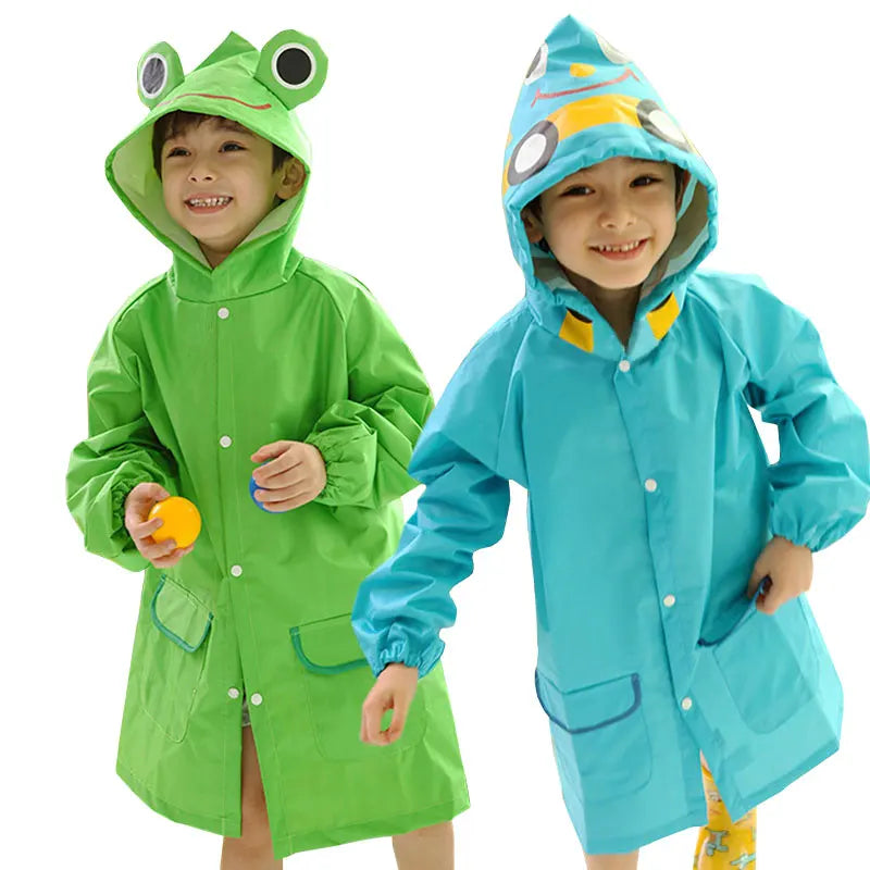 Poncho pour Enfants Imperméable Garçons et Filles