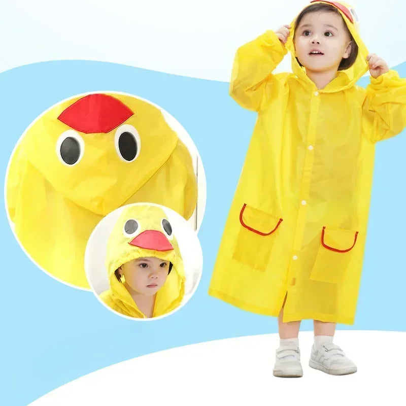 Poncho pour Enfants Imperméable Garçons et Filles