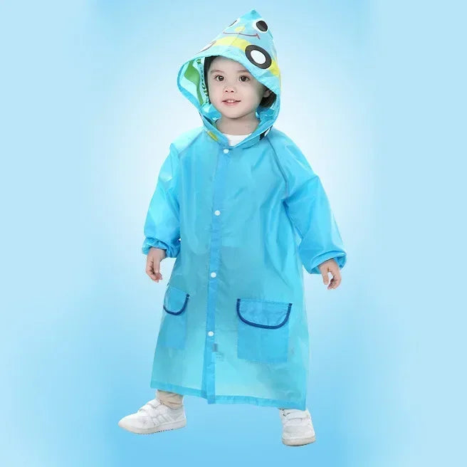 Poncho pour Enfants Imperméable Garçons et Filles
