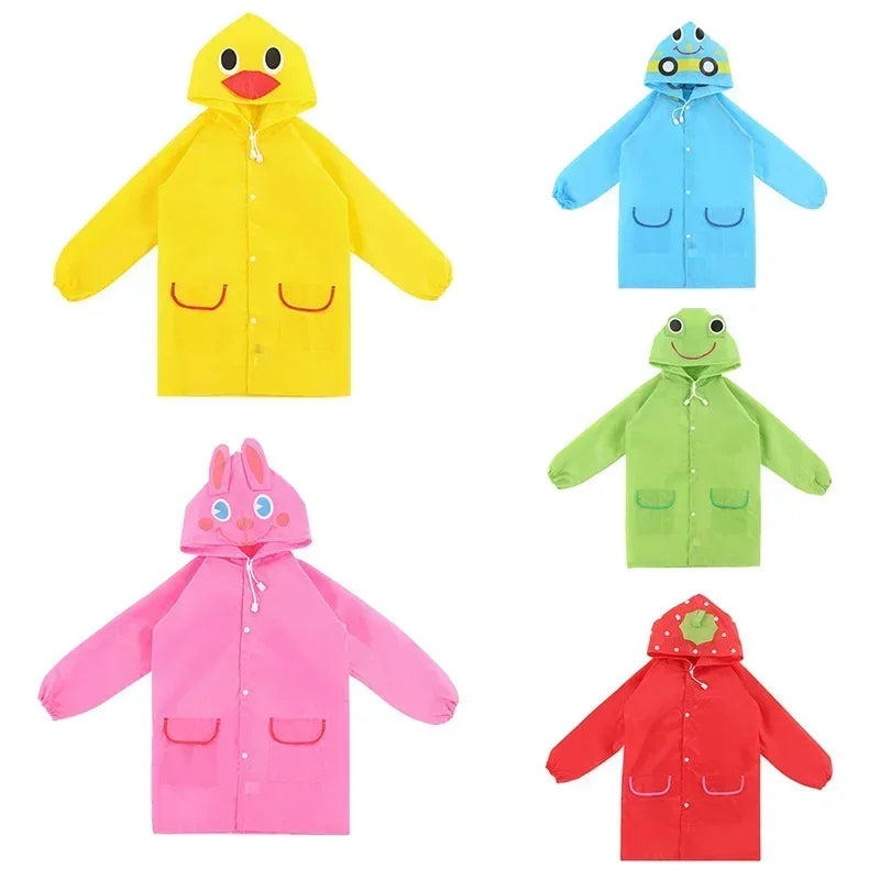 Poncho pour Enfants Imperméable Garçons et Filles