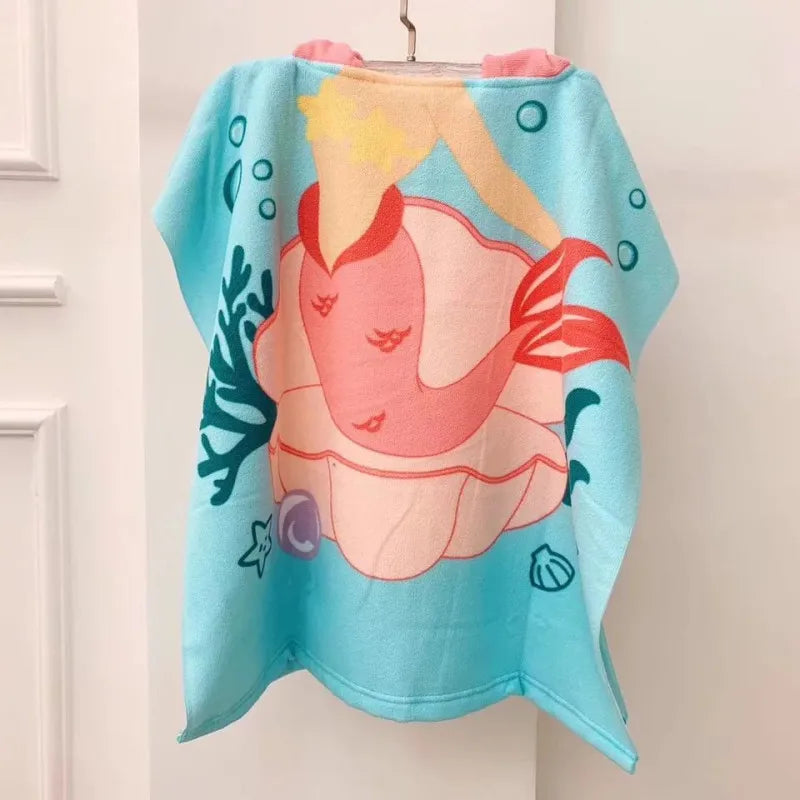 Poncho Serviette Amusante Enfant