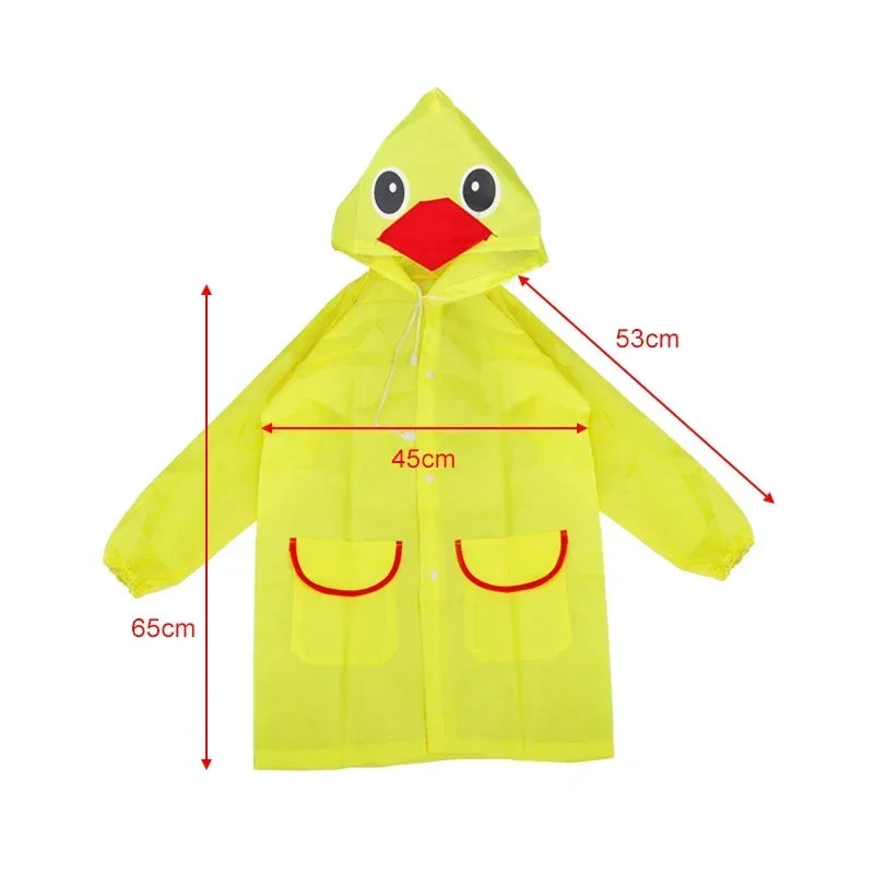 Poncho pour Enfants Imperméable Garçons et Filles