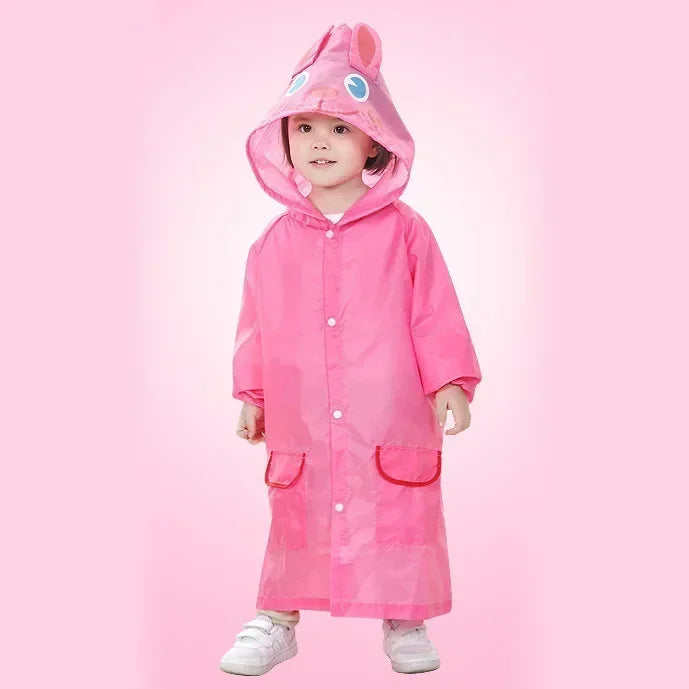 Poncho pour Enfants Imperméable Garçons et Filles